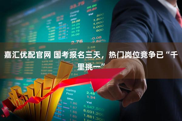 嘉汇优配官网 国考报名三天,热门岗位竞争已“千里挑一”